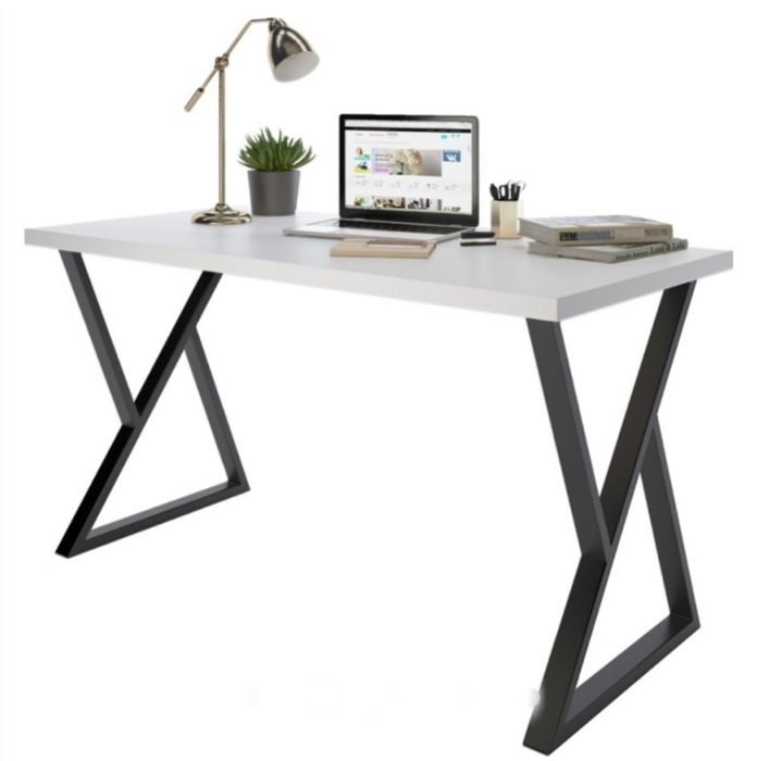 Стол компьютерный Лофт, 110х70x75 см, белый