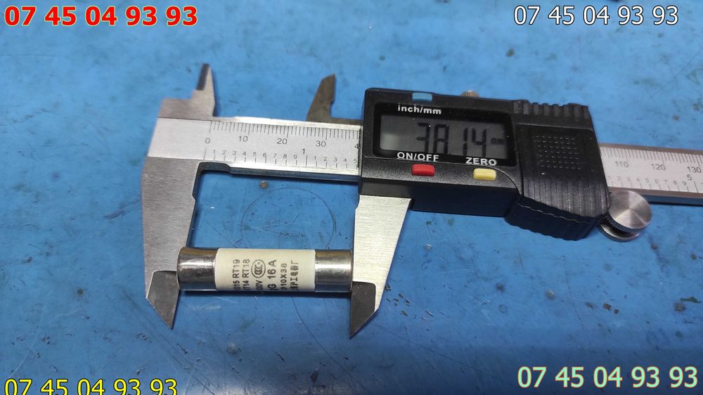 siguranta ceramica cilindrica 10mmx38mm 16A RT14 RT18 RT19 RO15