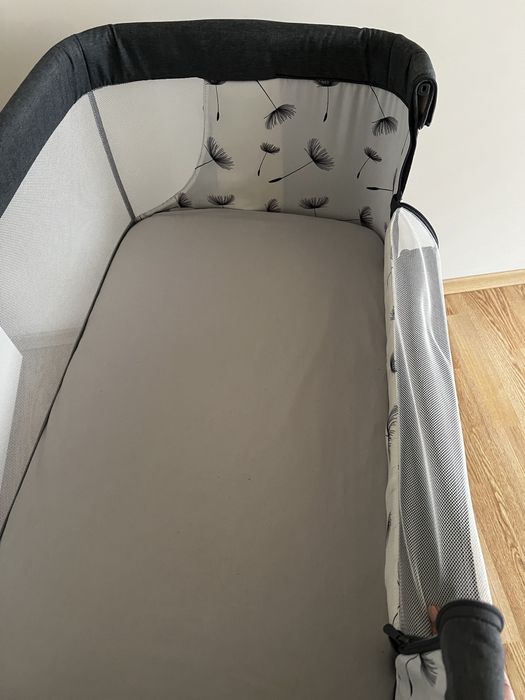 Бебешка кошара Next to me 3 в 1 Lionelo Leonie Plus люлееща се