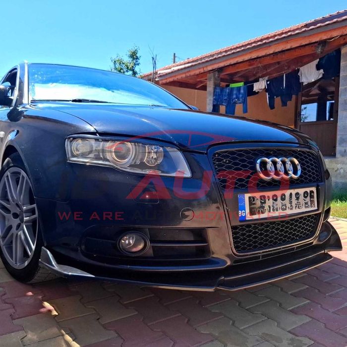 Универсален спойлер лип за предна броня - audi, bmw, mercedes, vw seat