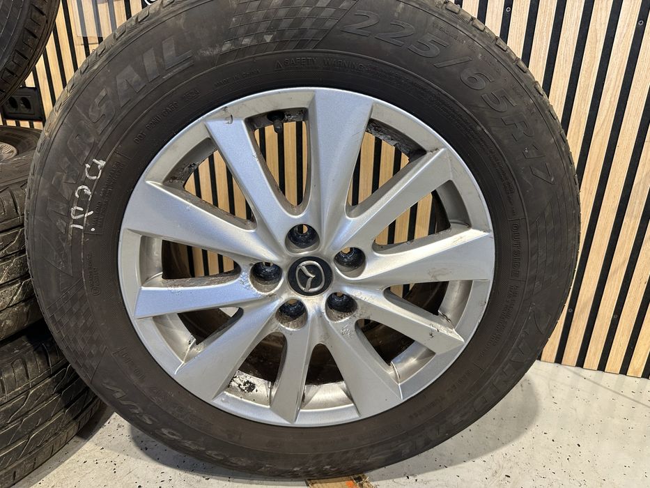 Jante roti aliaj 225/65R17 Mazda Cx-5 originale 5x114.3 et50 7J vara