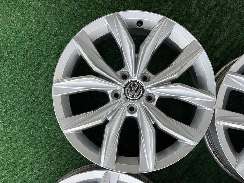 4бр. КАТО НОВИ 18” ОРИГИНАЛНИ Джанти 5х112 “KINGSTON” за -VW/AUDI/SEAT/SKODA- 7.0Jx18H2, ET43