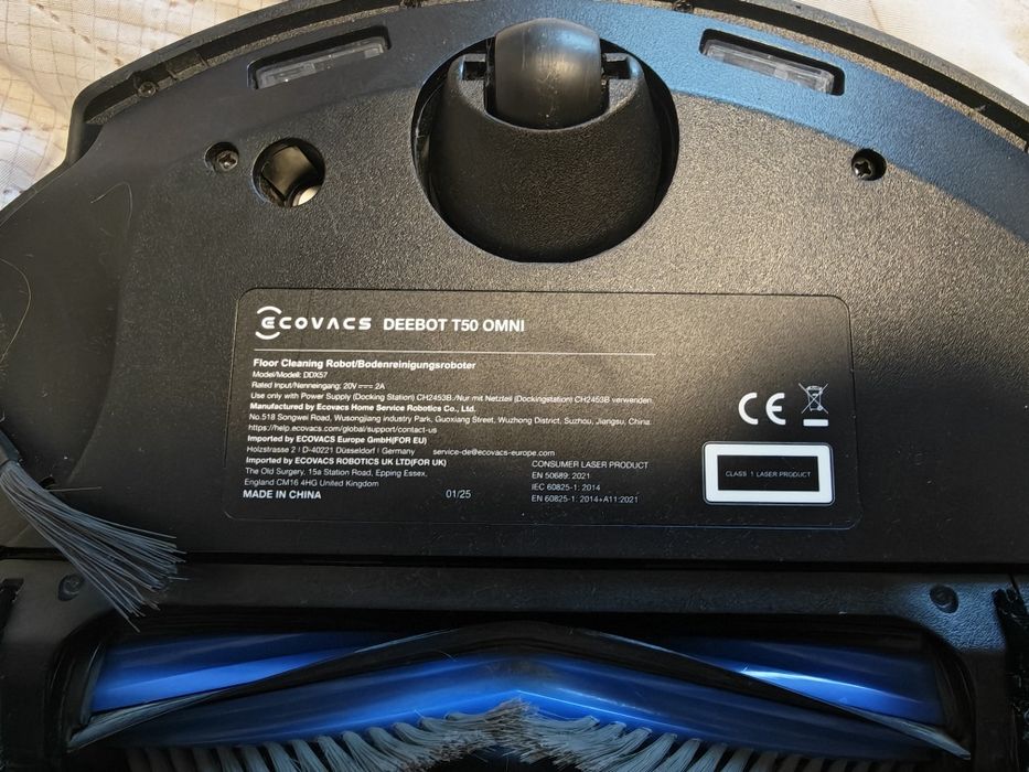 Робот Прахосмукачка за Сухо и Мокро Почистване Ecovacs t50 omni