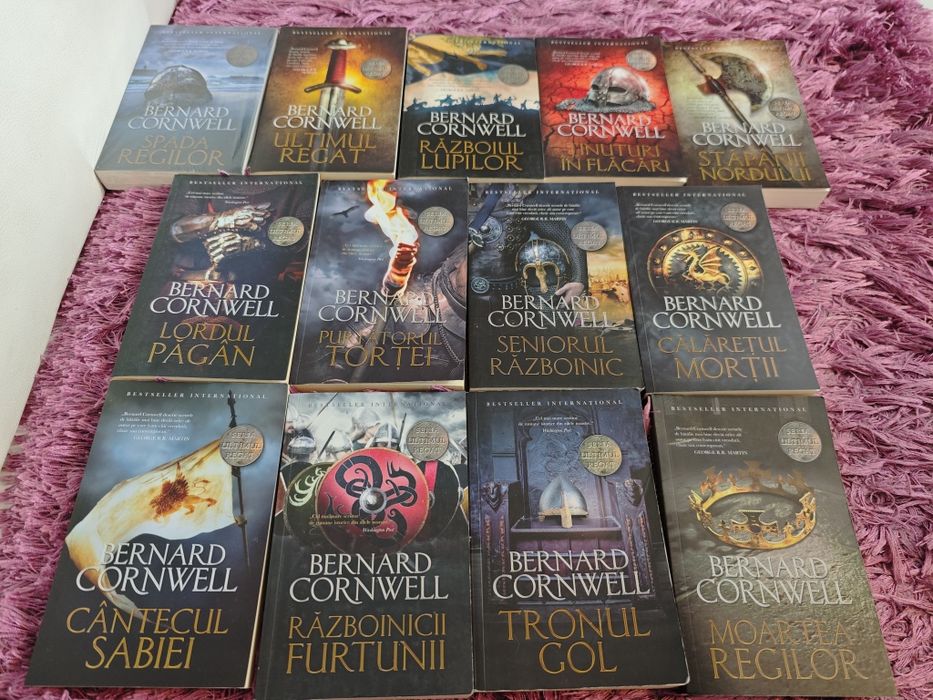 Seria Ultimul Regat, Cornwell, Complet, 13 vol, Stare  Buna