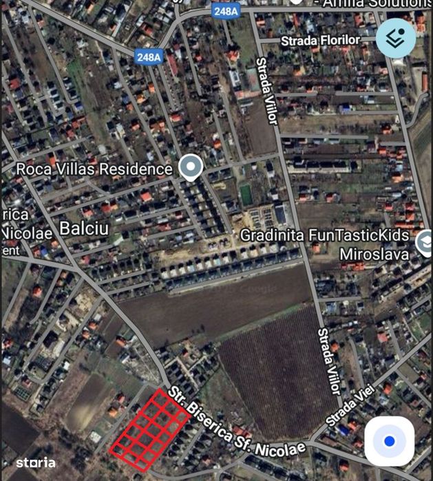 MIROSLAVA - IASI - Loturi teren intravilan - zona Notariat I. Paduraru