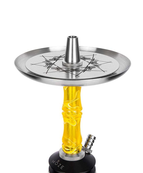 Narghilea Moze Breeze Two, Diverse nuante, Vas Transparent