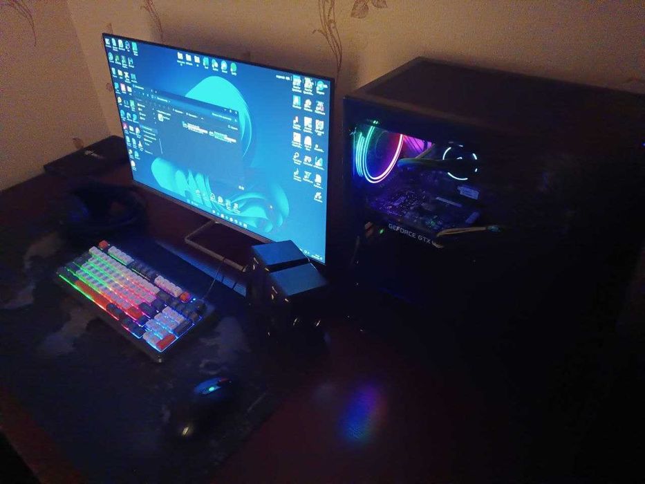 Компьютер. Отличный ПК для игр и монтажа + Монитор HP 27" в комплекте