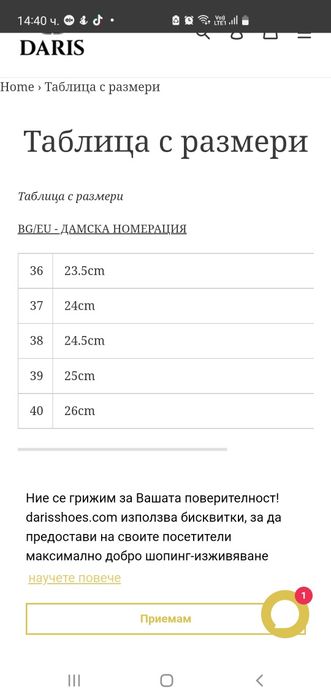 Маратонки Daris 36