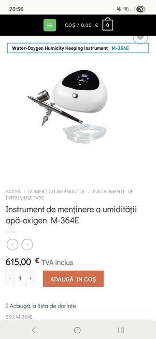Aparat facial de cosmetica
