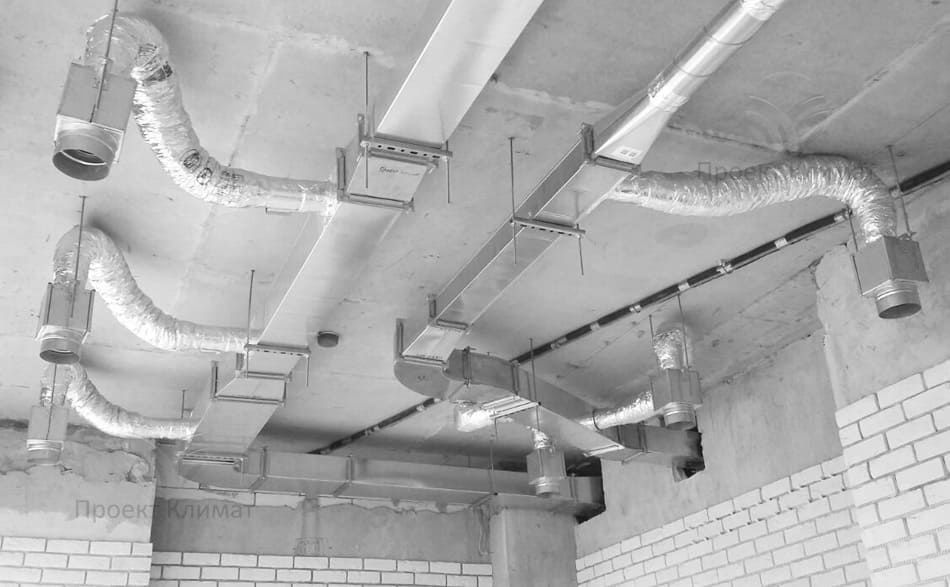 вентиляция вытяжка и приточка