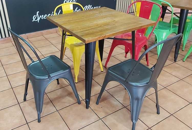 LICHIDARE STOC* Masa Urban, blat lemn si picioare metalice