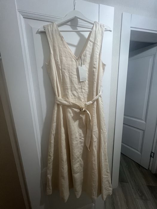 Шикарное платья из льна