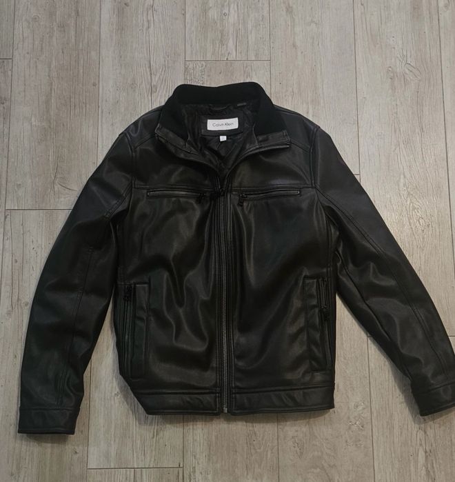 Кожанная куртка Calvin Klein