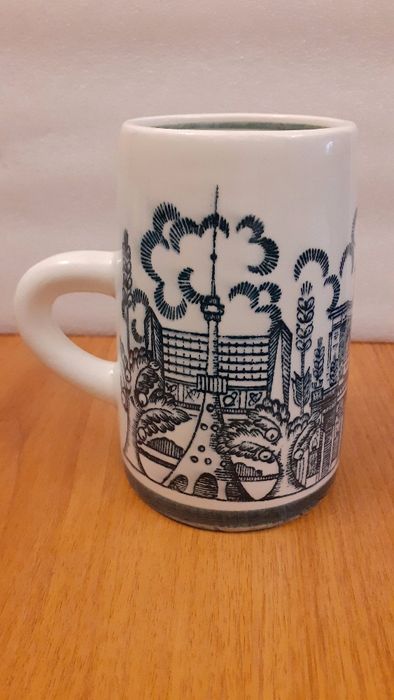 Новая. СССР. Пивная кружка ЗиК. 30 лет ВДНХ, Останкинская башня.