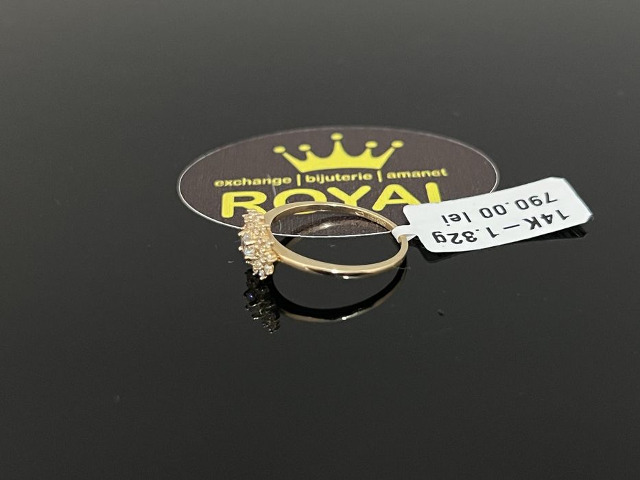 Bijuteria Royal CB : Inel dama aur nou 14k 1,32gr