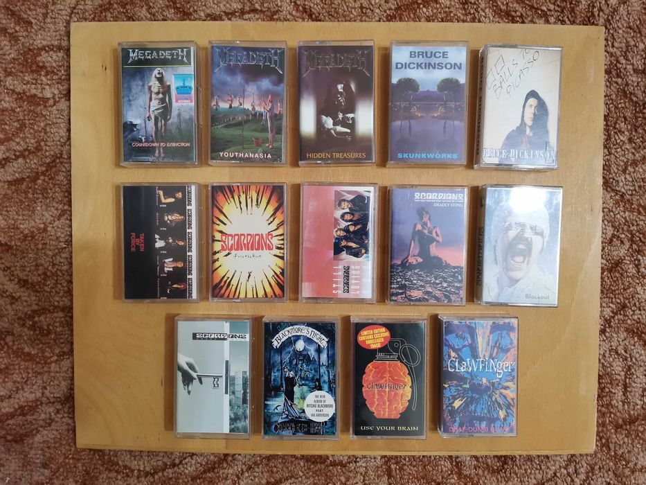 Аудио Касети - метал, рок и поп музика