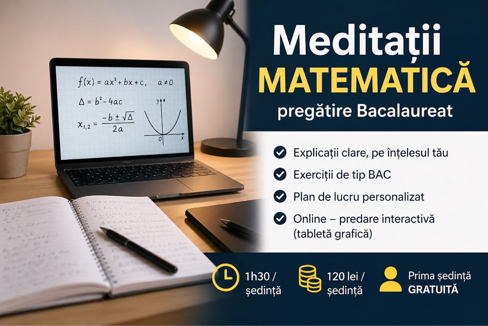 Meditatii Matematica Bacalaureat ONLINE