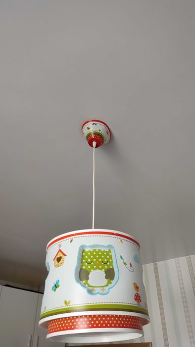Лампа за детска стая с бухалчета