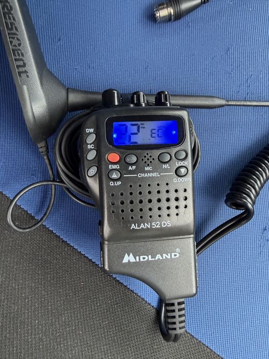 Stație Radio CB Midland Alan 52 + Antenă CB -President Virginia