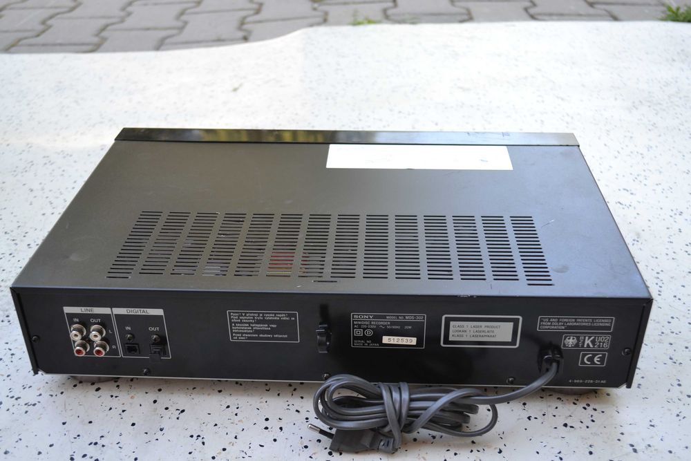 Minidisc Sony MDS-302 DEFECT