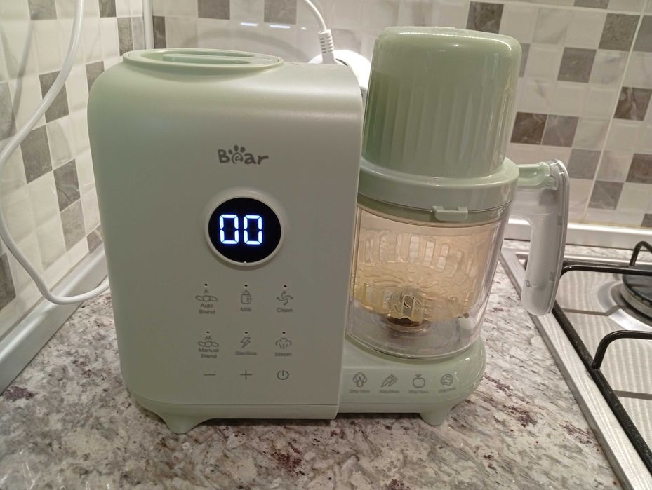 Уред за готвене на пара и пюрета за бебе