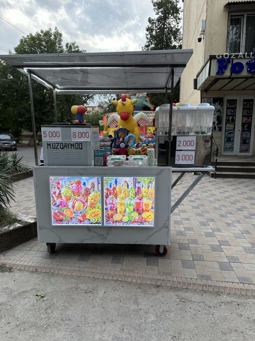 Tayyor biznes sotiladi Muzqaymoq aparati, suv aparati va aravachasi