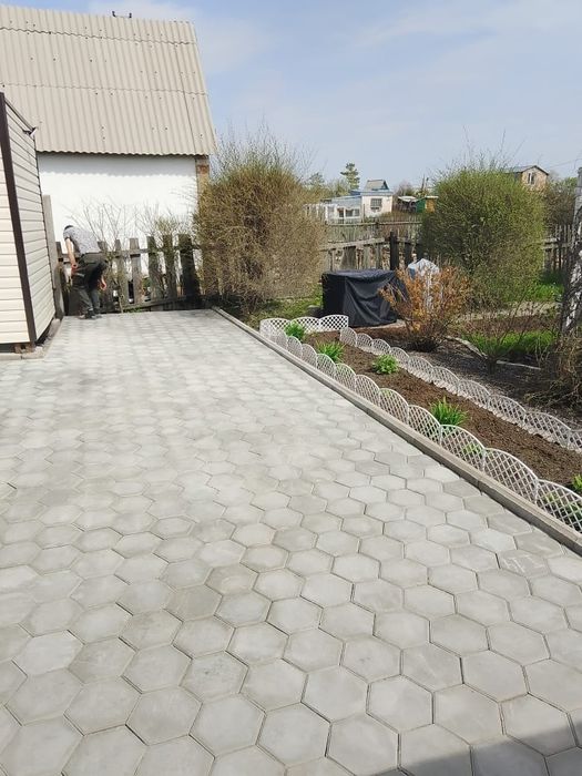 Укладка брусчатки