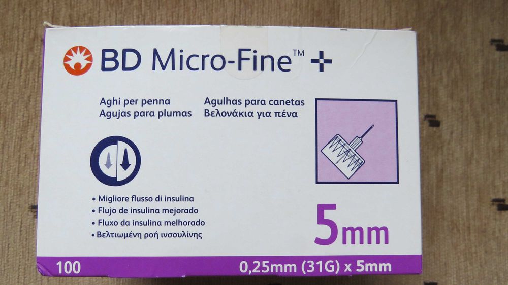 Игли за инсулинова писалка-5мм.-6мм.
