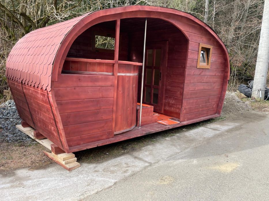 Ansamblu sauna si ciubar calitate premium