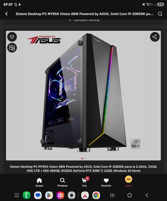 Pc gaming workstation
