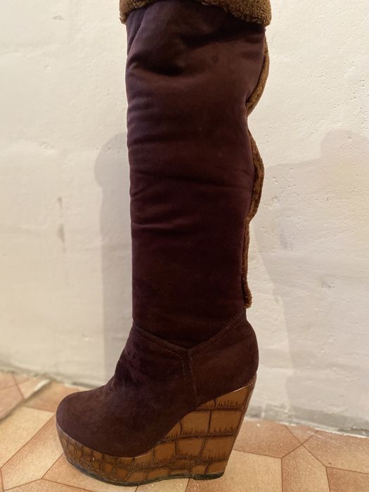 Продам сапоги на платформе