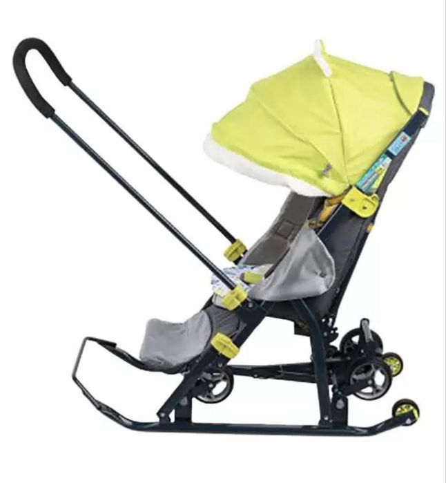 Сани-коляска, осннь, зима, весна