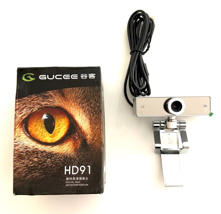 Gucee HD91 Дигитална Цифрова Уеб Камера 1080P Лаптоп