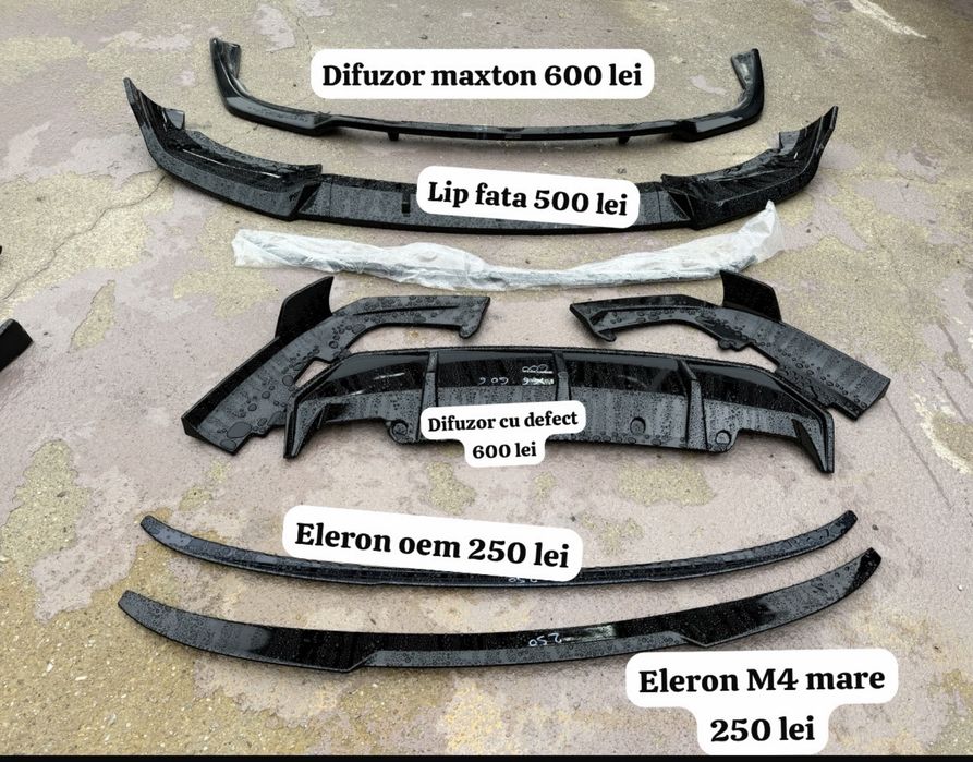 Extensii Prelungiri Praguri Prelungire Bara fata Bara spate difuzor Eleron BMW X6 G06