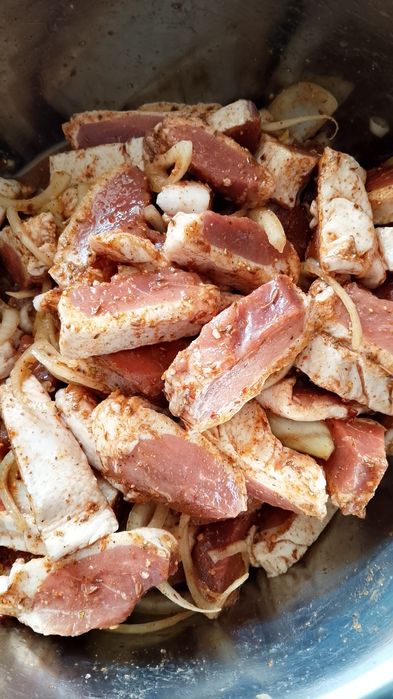 Шашлык из Утки  очень вкусно