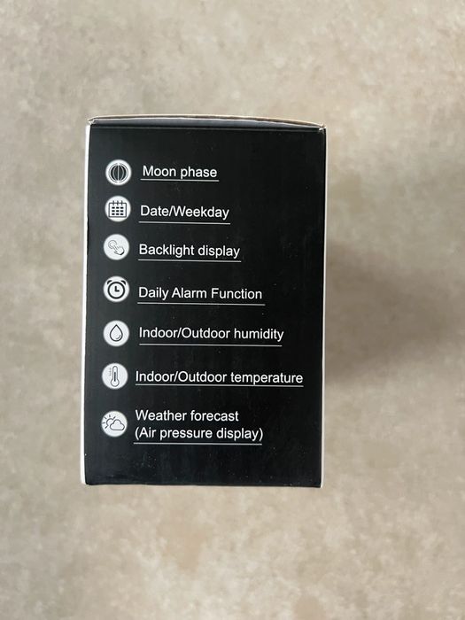 Statie Meteo Wireless cu Senzor Exterior, Afisaj Digital