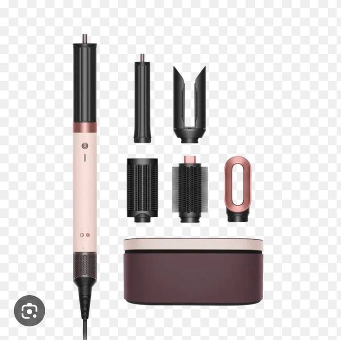 Hs 09 Dyson airwrap Co anda 2x. Jasper. Ceramic pink. Amber silk.