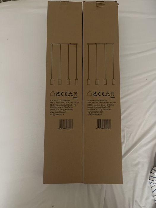 Lampa suspendata cu 4 pendule MOEMAX