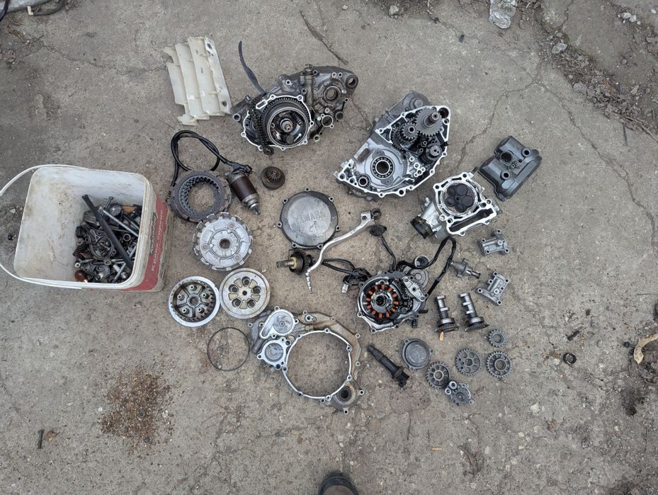Yamaha WR 250 на части