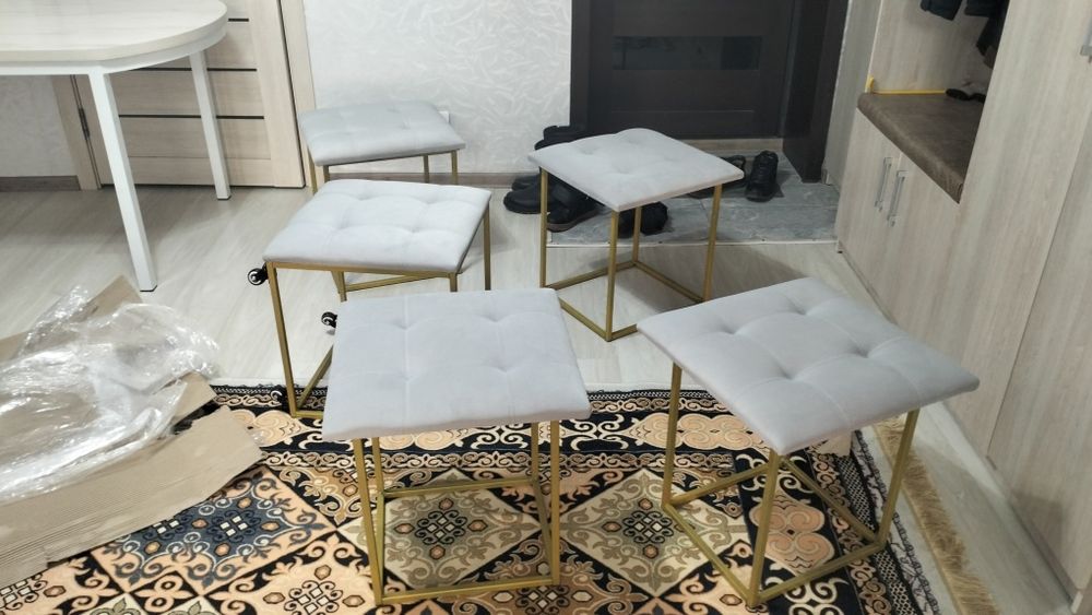 Пуфики квадратные