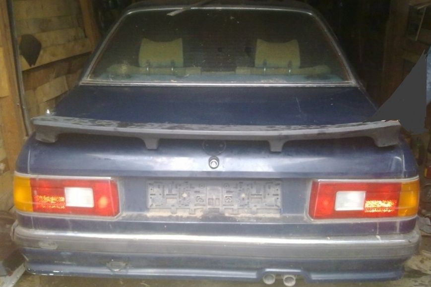Спойлер ZENDER / AC Schnitzer BMW 7series  E23 Bakspoiler Original