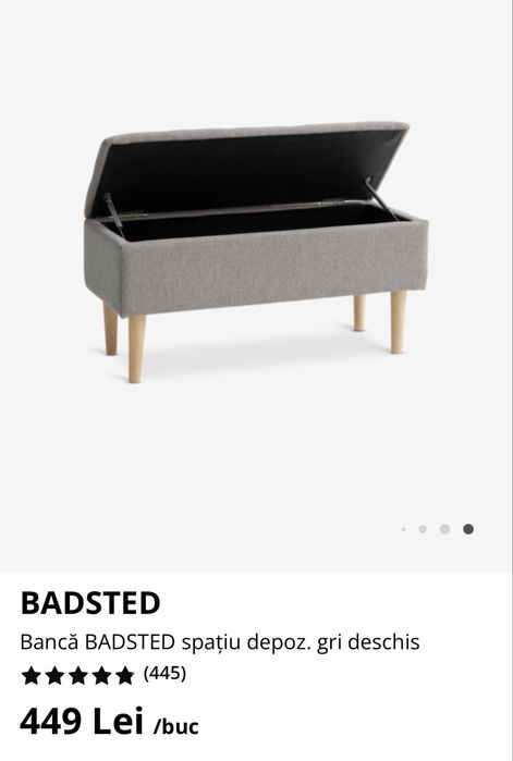 Banca cu lada de la Jisk stare foarte buna arata exact ca in poze