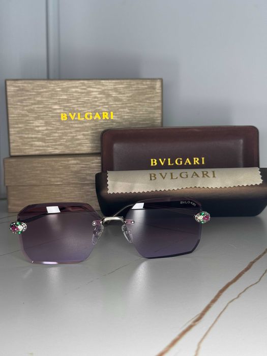 Ochelari de soare Bvlgari argintiu mov