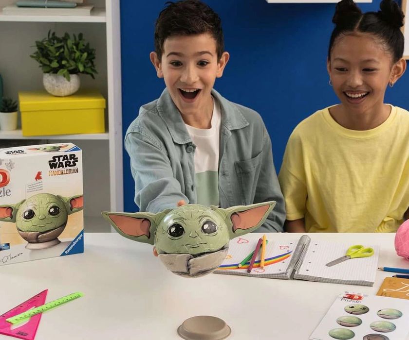 3D Пъзел топка Ravensburger 72 ел. - Мандалорецът: Грогу