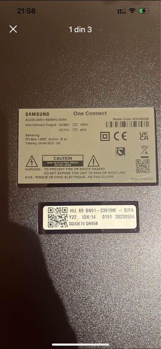 One connect samnsung