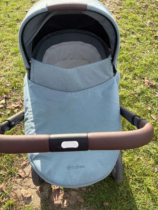 Cybex, Balios S Lux 2 in 1 TPE B, Stormy Blue + adaptori scoica auto