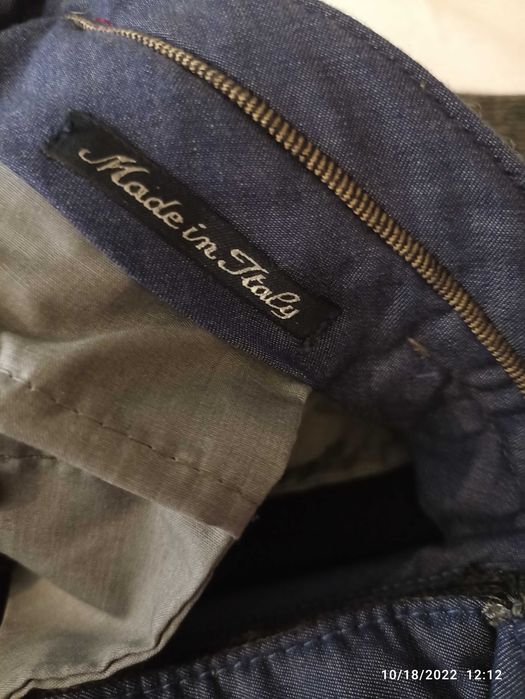 Pantaloni Eleganti MATHS 50% Lana + 50 Bumbac . Made in Italy !