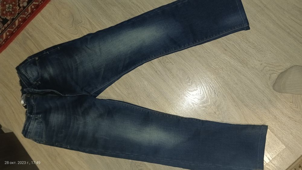 Джинсы утепление флис