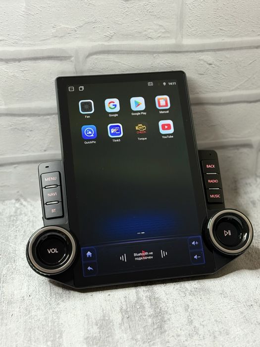 Магнитола Tesla 2K экран 8 Ядер сим карта 4/64Г CarPlay для любое авто