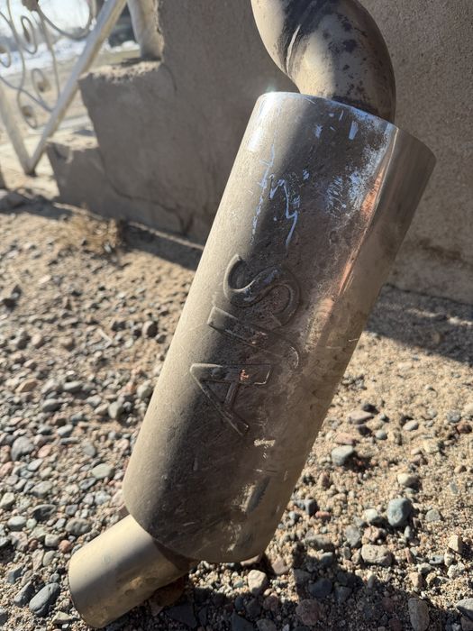 Выхлоп бочка с резонатором